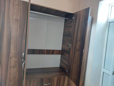 Шкафы: Гардеробный шкаф, Б/у, 4 двери, Купе, Прямой шкаф, Азербайджан