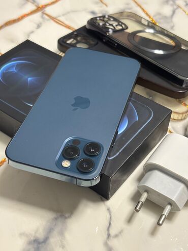 Apple iPhone: IPhone 12 Pro, 256 GB, Pacific Blue, Face ID