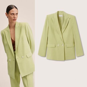 зеленый пиджак: Пиджак, Блейзер, Двубортная модель, Турция, M (EU 38)