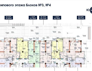 Новостройки от застройщика: Строится, Элитка, 3 комнаты, 98 м² — 16