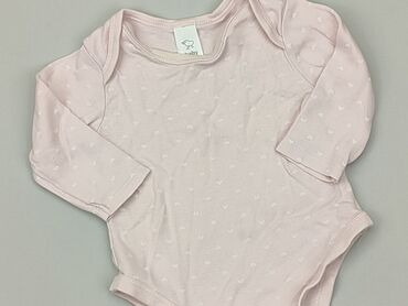 bawełniane body z muchą: Body, 0-3 m, 
stan - Dobry