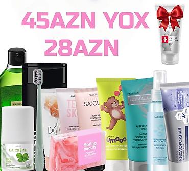 Kosmetika dəstləri: Faberlic məhsulları və xüsusi təkliflər - Pul hədiyyəsi kampaniyası — 19