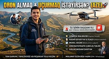 fpv dron: Xidmət: Dron almaq və uçurtmaq üçün tam paket məsləhət və təlim (AZE) — 1