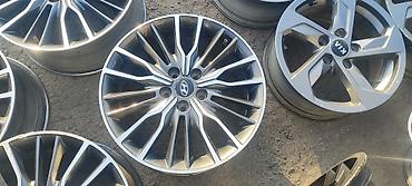5 110: Литые Диски R 18 Hyundai, Комплект, отверстий - 5, Б/у — 3