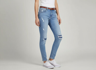 Jeansy: Denim 1982, Jeansy damskie, rozmiar M