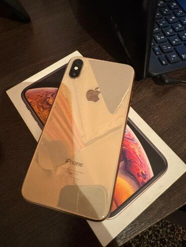 apple ipod nano 8gb: IPhone Xs, Б/у, 64 ГБ, Золотой, Чехол, Коробка, 73 %