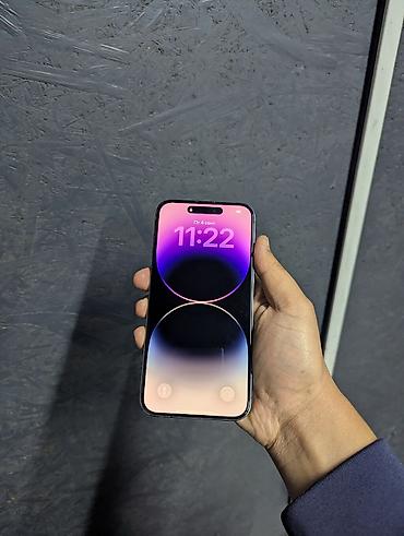 iphone c: IPhone 14 Pro Max, Б/у, 256 ГБ, Deep Purple, Кабель, 86 % — 1