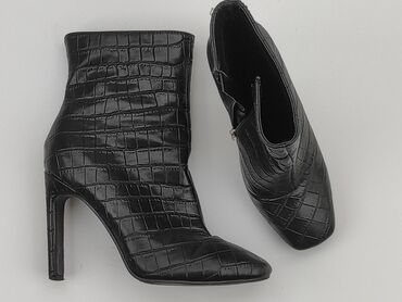 spódnice rozkloszowane eko skóra: High boots for women, 39, condition - Good