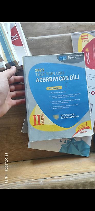 Testlər: Azərbaycan dili Testlər 11-ci sinif, DİM, 2-ci hissə, 2023 il — 2