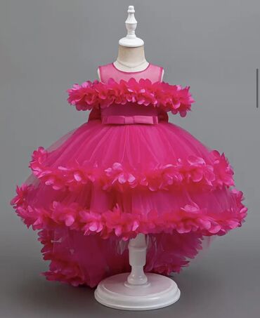 Платья: Детское платье, цвет - Розовый — 5