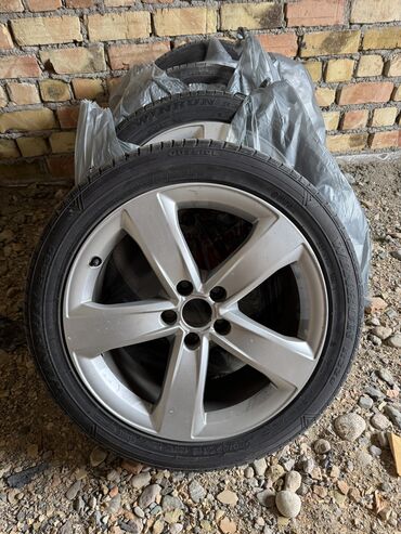 Диски: Железные Диски R 18 Audi, Комплект, отверстий - 5, Б/у — 10