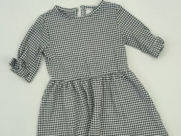 prosta czarna sukienka: Dress, Little kids, 3-4 years, 98-104 cm, condition - Good