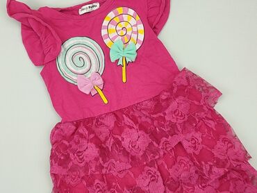 bon prix sukienki letnie midi: Dress, 5-6 years, 110-116 cm, condition - Good