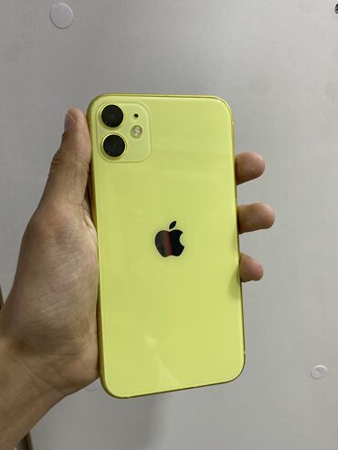 Apple iPhone: IPhone 11, 64 GB, Sarı, Simsiz şarj