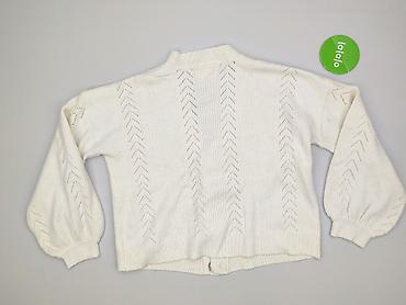 junarose swetry: Cream, Kardigan damski, rozmiar 3XL — 3