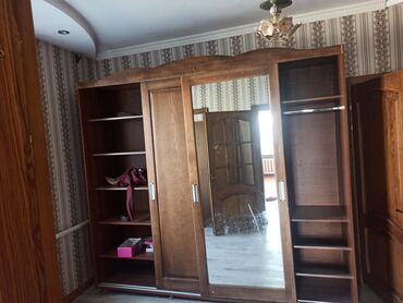 шифонеры токмок: Продаю срочно Б/У мебель кровать шефонер парта звонить толь реальным