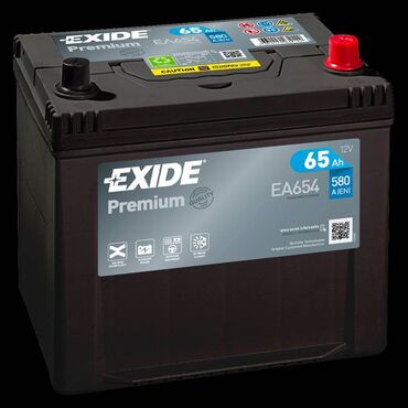 Akkumulyatorlar: Exide, 65 ah, Orijinal, Fransa, Yeni