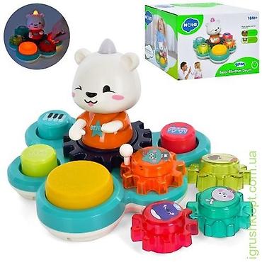 Игрушки: Электронное детское пианино в форме слоника с подсветкой и звуковыми — 10