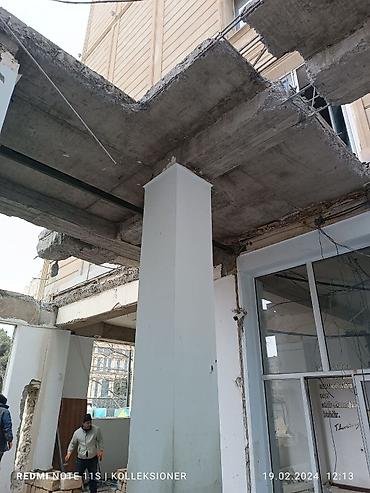 Beton işləri: Beton kəsmə - Beton deşmə xidməti Beton kubik kərpicdən qapı — 4