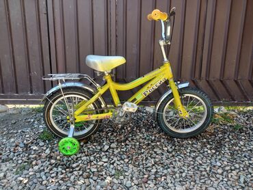 Детские велосипеды: Детский велосипед, 4-колесный, Другой бренд, 4 - 6 лет, Для девочки, Б/у