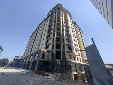 долгосрочная аренда аламедин 1: 2 комнаты, 82 м², 12 этаж, ПСО (под самоотделку)