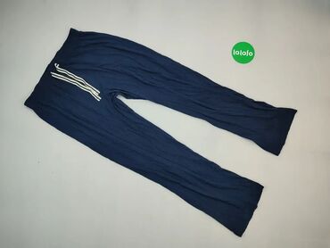Spodnie, L (EU 40), wzór - Jednolity kolor, kolor - Niebieski