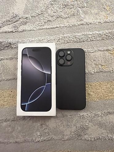 Уюлдук телефондор жана аксессуарлар: IPhone 16 Pro, Колдонулган, 256 ГБ, Black Titanium, Куту, 88 % — 4