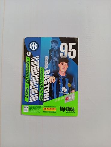 İncəsənət və kolleksiyalar: Panini Top Class kolleksiya kartı – Alessandro Bastoni (Inter) - — 2
