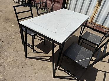 study table: Кухонный стол, Новый, Прямоугольный, Нераскладной — 5