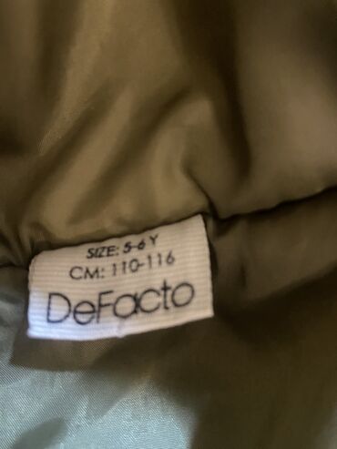 детская и подростковая одежда: Uşaq üçün şişmə gödəkcə – DeFacto - Bədən ölçüsü: 5-6 yaş - Boy