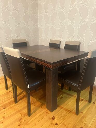 Salon, tibbi kreslolar: Qonaq otağı üçün, İşlənmiş, Açılmayan, 6 stul