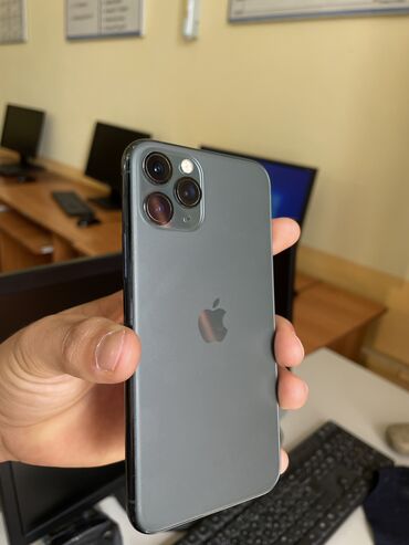 iphone 11 без фейс: IPhone 11 Pro, Б/у, 256 ГБ, Matte Midnight Green