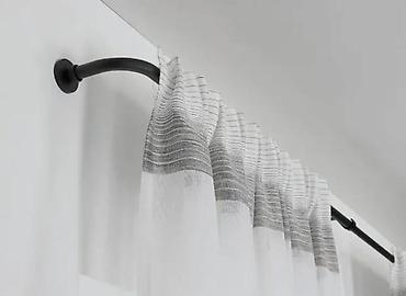 Zavese i draperije: Zavese sa garnišnom – set za prozor - Prozirne zavese od lagane — 1