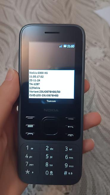 Nokia: Nokia 6300 4G, < 2 GB Memory Capacity, rəng - Boz, İki sim kartlı — 3
