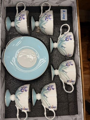 Çay dəstləri və servizlər: Çay dəsti, rəng - Ağ, Farfor, 6 nəfərlik — 27