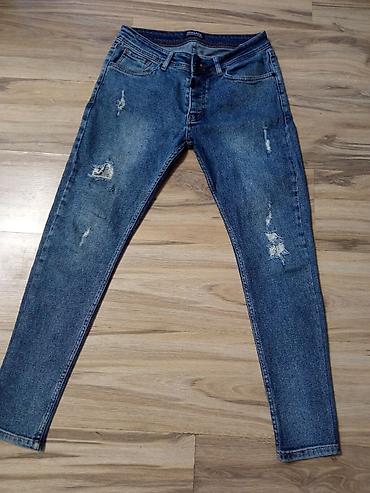 kosulja za manzetne: Muške teksas farmerke Versace - Model: slim/skinny kroj sa blagim — 1