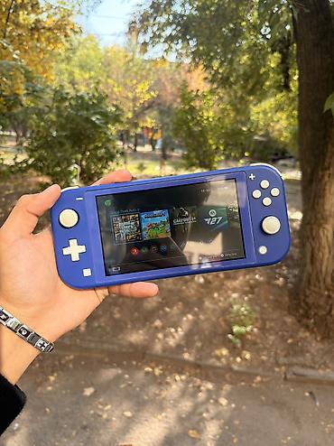 Nintendo Switch (Lite): 🎮 Nintendo Switch Lite - Blue 💯128гб памяти! 🔒Взломана, прошивка — 1