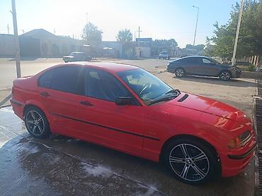BMW: Barter mümkündür BMW 3 Series E46, sedan, qırmızı rəng. - Kuzov: 4 — 4