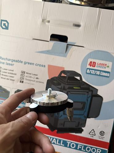 Рулетки и дальномеры: Лазерный уровень crown 4Д KASON Макита 4 лазера 16 линии цвет — 8