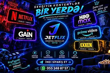şkoda: 🎬 JETFLIX | QİYMƏT SİYAHISI 💎 🔴 Netflix Premium • 1 aylıq — 6 AZN 🟣 — 1