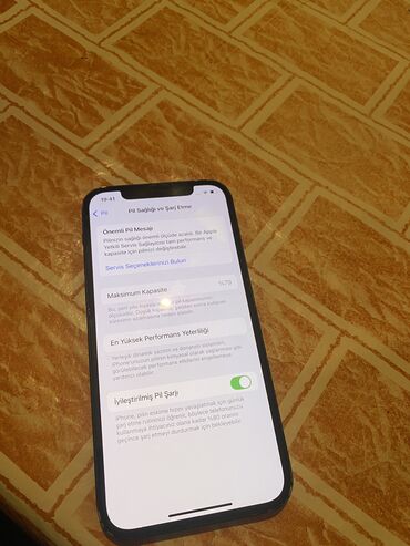 Apple iPhone: IPhone 12, 128 GB, Pacific Blue, Zəmanət, Barmaq izi, Face ID