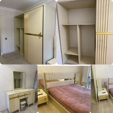 Kreslolar: İkinəfərlik çarpayı, Dolab, Termo, 2 tumba, İşlənmiş