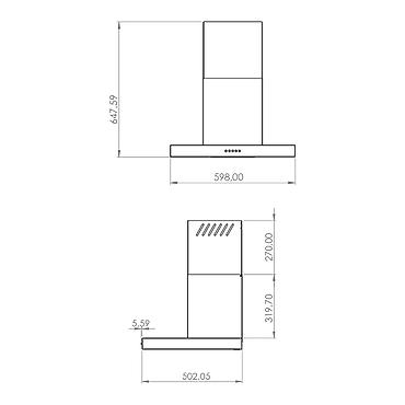 Aspiratorlar: №: 772 Məhsulun adı: Aspirator KUMTEL DT6-31 X Brend: Kumtel — 3