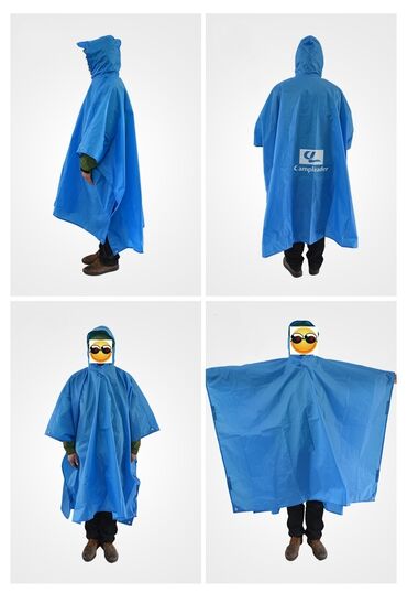 Плащи: Размер 230×140cm Плащ палатка Пончо из прочной палаточной ткани — 5