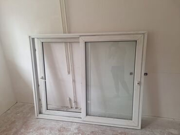 Окна: Пластиковое окно, Комбинированное, цвет - Белый, Б/у, 176 *144, Самовывоз