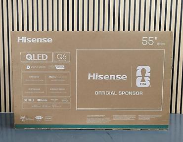 ТВ и видео: Новый Телевизор Hisense QLED 55" 4K (3840x2160), Бесплатная доставка — 7