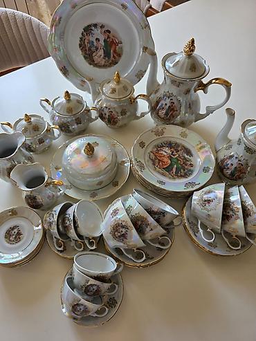 çay servisi: Çay dəsti, Farfor, Madonna, 6 nəfərlik, Almaniya — 1