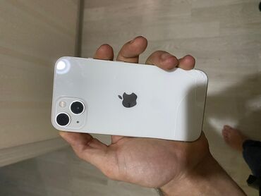 apple iphone 1: IPhone 13, 128 GB, White Titanium, Barmaq izi, Simsiz şarj, Face ID