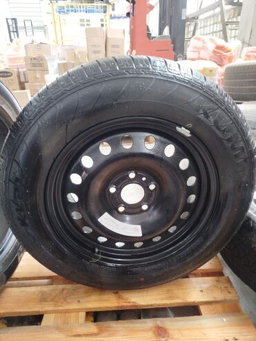 железные диски r15 4x100: Колеса в сборе 225 / 65 / R 18, Всесезонная, Запаска, Легковые, Железные, отверстий - 5