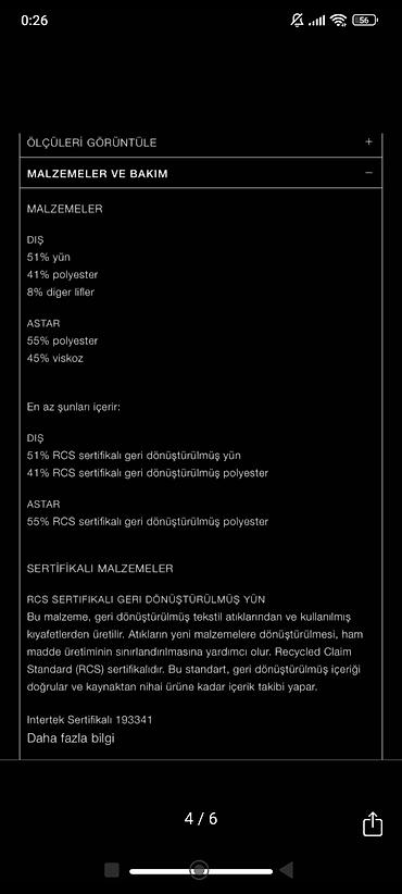 g shok: Palto, Zara, L, rəng - Qara — 2